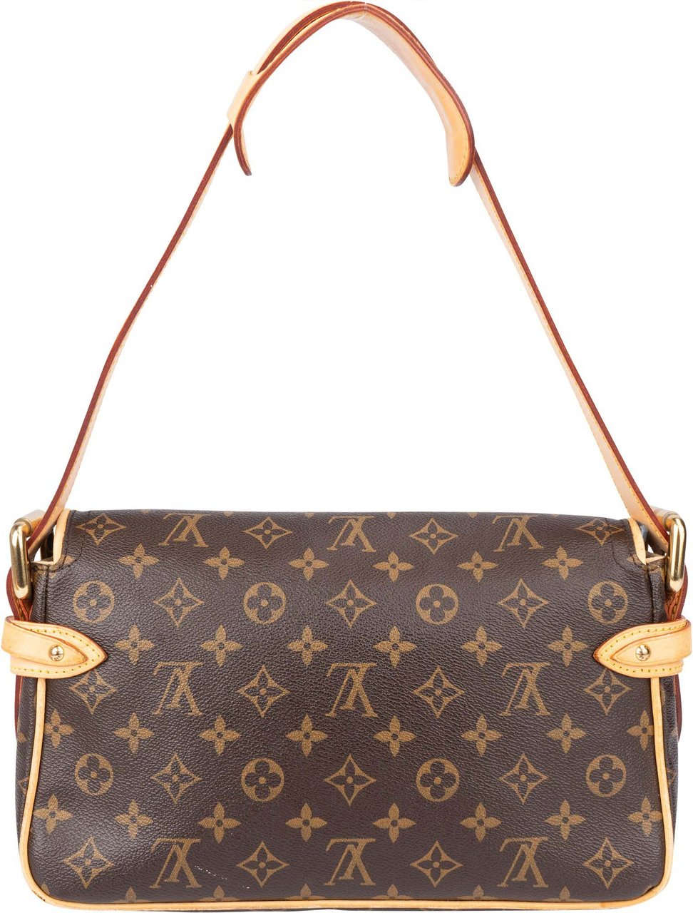Louis Vuitton Canvas Monogram Hudson PM Shoulder Bag Bruin