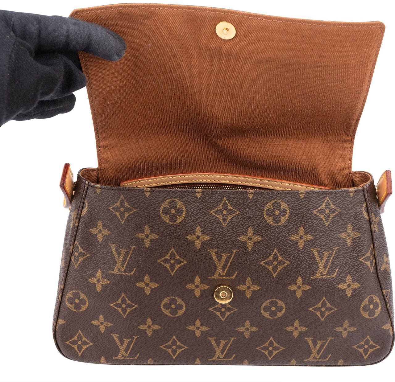 Louis Vuitton Louis Vuitton Canvas Monogram Looping PM Shoulder Bag Bruin