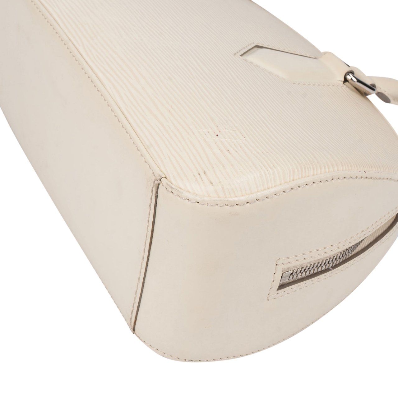Louis Vuitton Louis Vuitton White Epi Leather Jasmin Handbag Wit