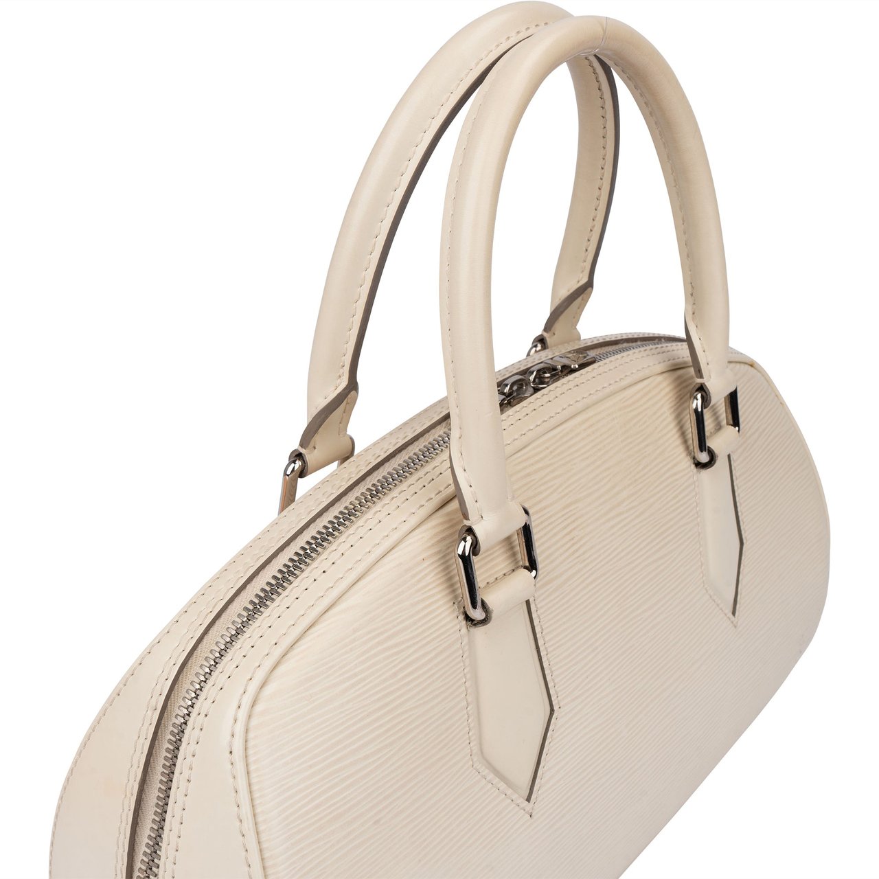 Louis Vuitton Louis Vuitton White Epi Leather Jasmin Handbag Wit