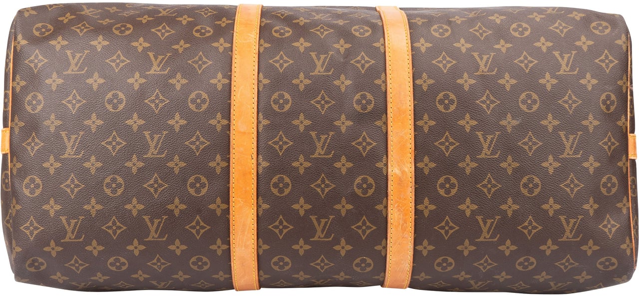 Louis Vuitton Louis Vuitton Canvas Mongram Keepall 60 Bandouliere Bruin