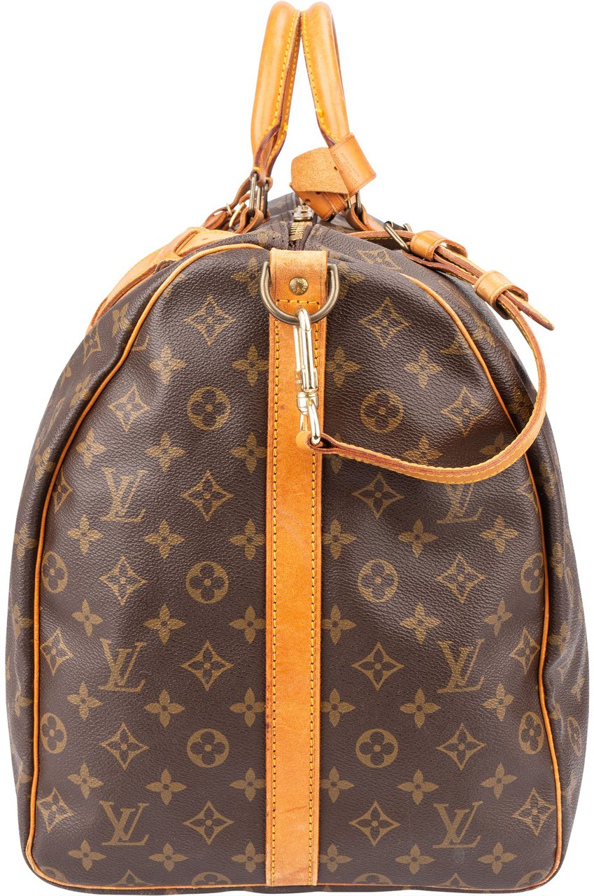 Louis Vuitton Louis Vuitton Canvas Mongram Keepall 60 Bandouliere Bruin