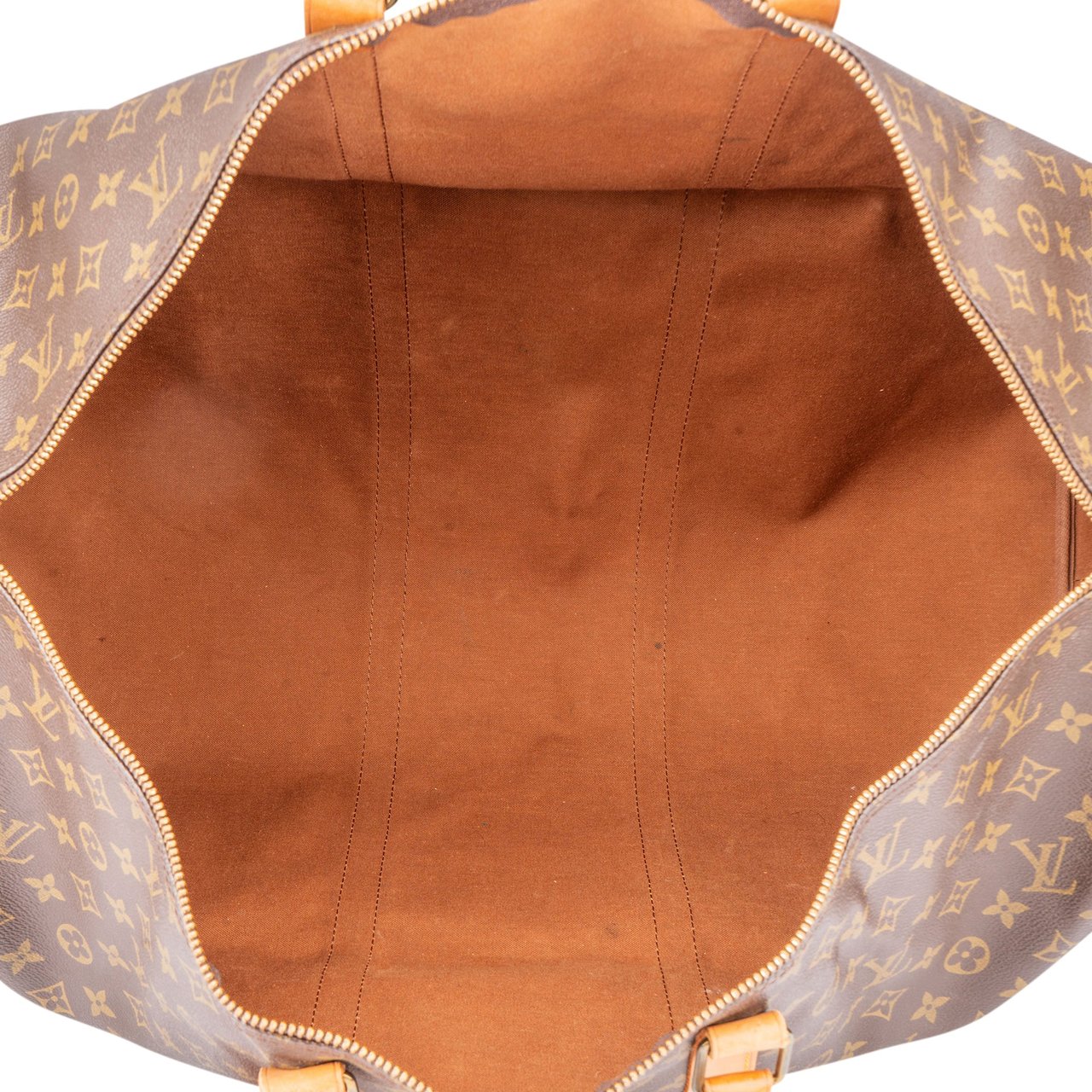 Louis Vuitton Louis Vuitton Canvas Mongram Keepall 60 Bandouliere Bruin