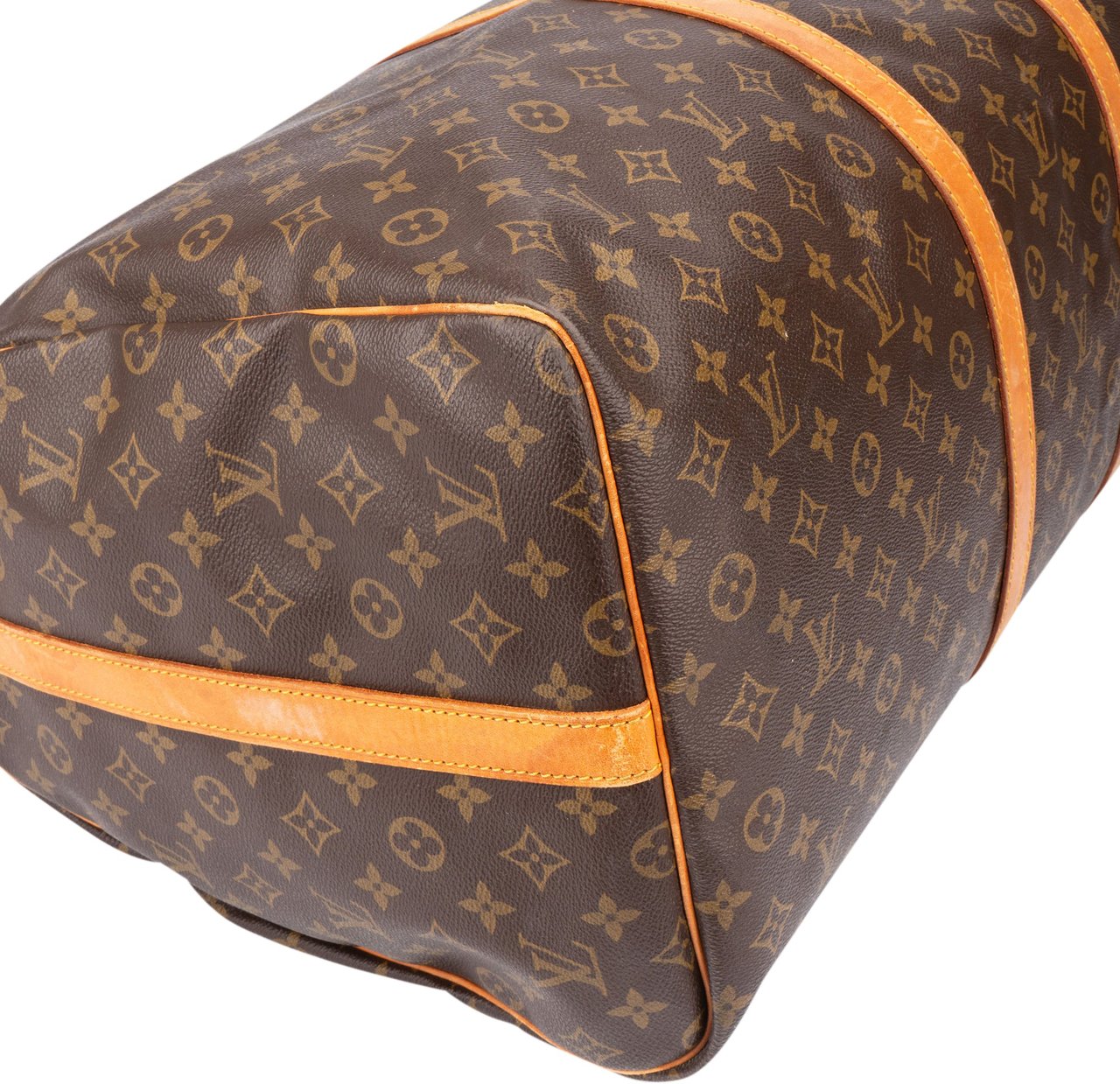 Louis Vuitton Louis Vuitton Canvas Mongram Keepall 60 Bandouliere Bruin