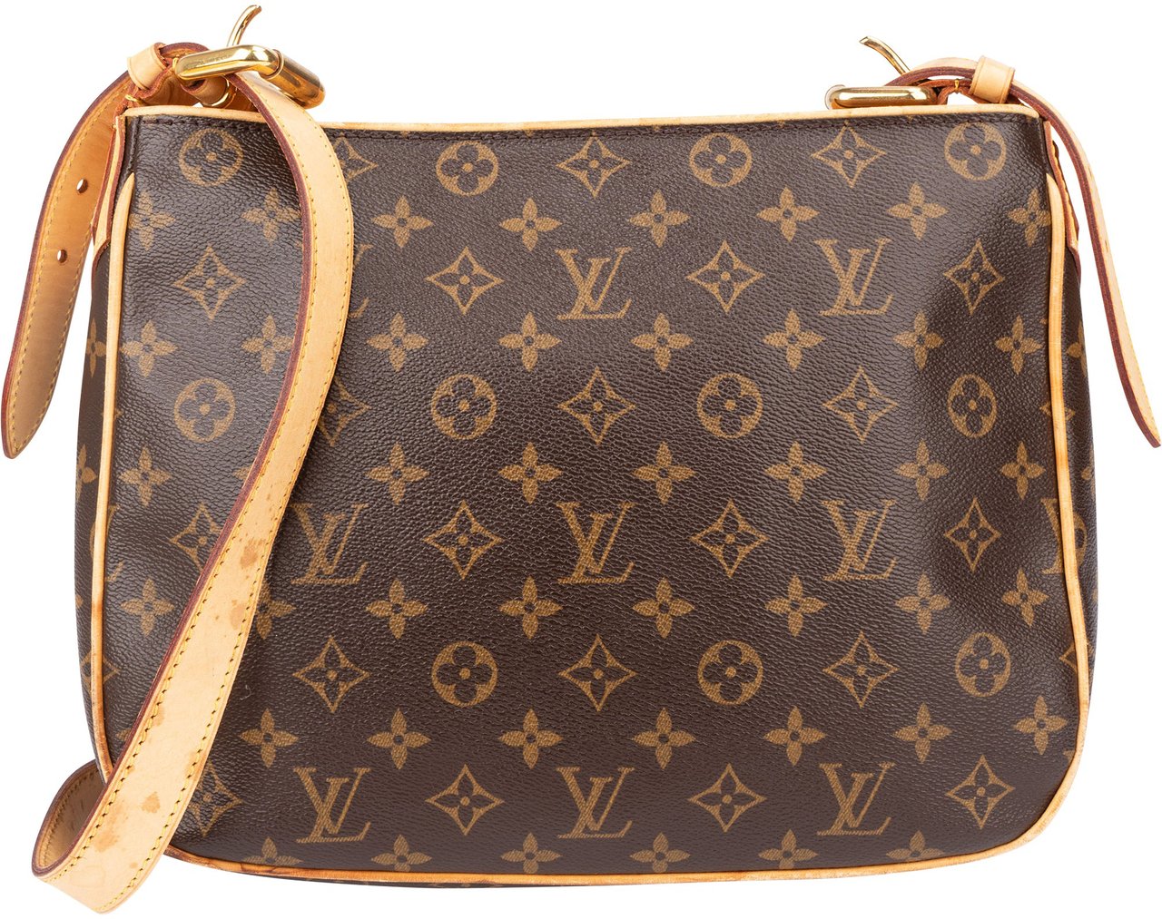 Louis Vuitton Louis Vuitton Canvas Monogram Hudson GM Crossbody Bag Bruin