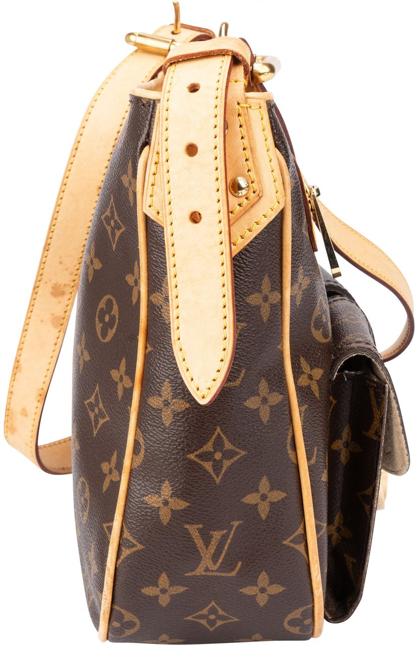Louis Vuitton Louis Vuitton Canvas Monogram Hudson GM Crossbody Bag Bruin
