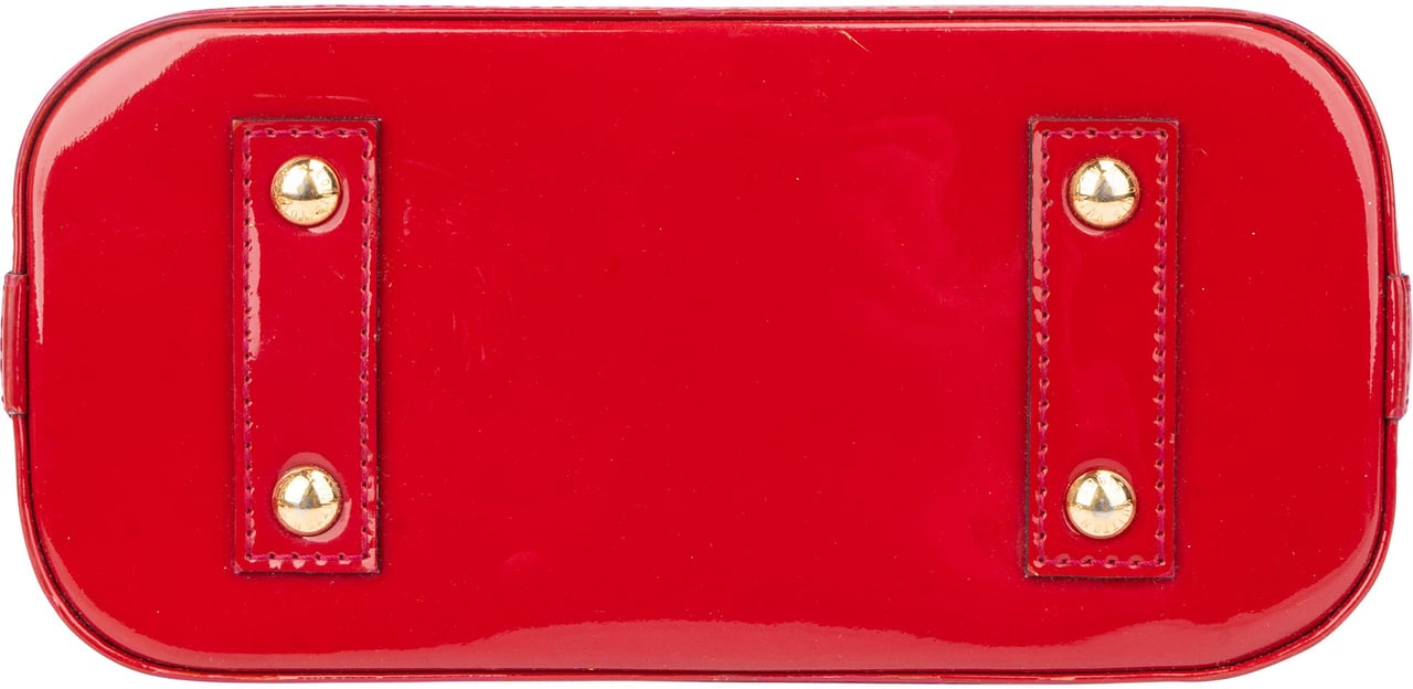Louis Vuitton Louis Vuitton Pomme D´Amour Vernis Monogram Alma BB Handbag Rood