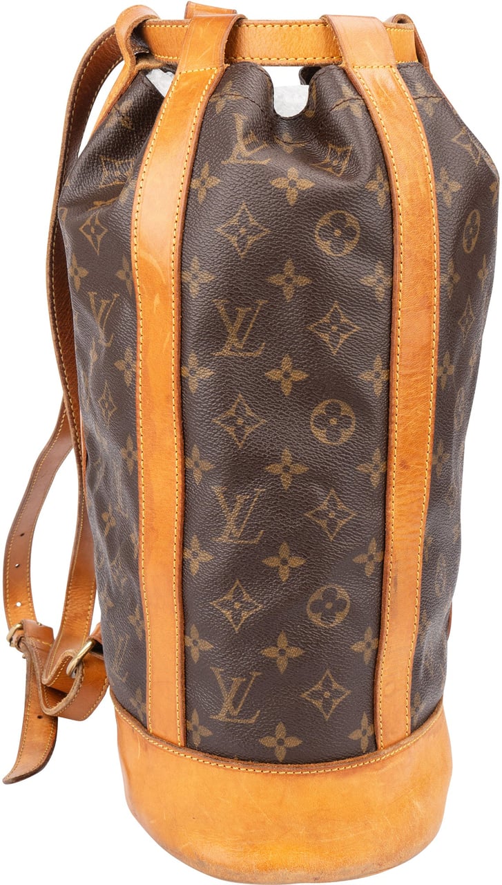 Louis Vuitton Louis Vuitton Canvas Monogram Randonnee Backpack Bruin