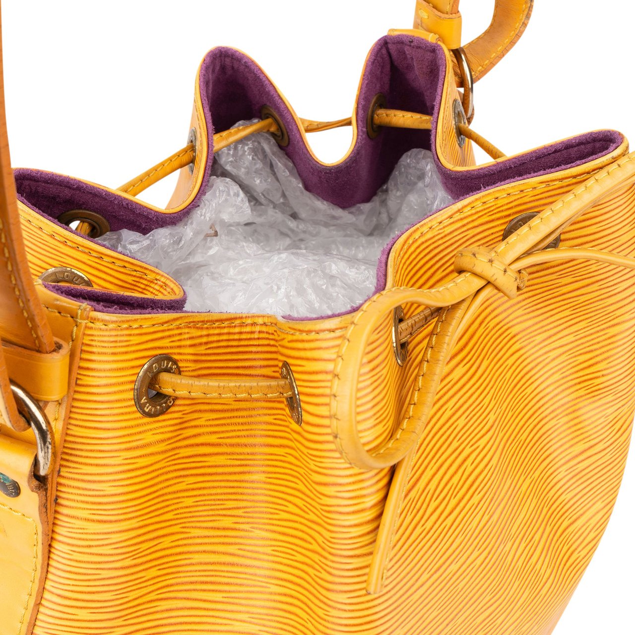 Louis Vuitton Louis Vuitton Jaune Epi Leather Sac Neo Petit Shoulder Bag Geel