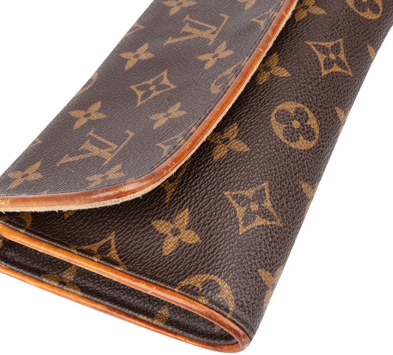 Louis Vuitton Louis Vuitton Canvas Monogram Twin Pochette Crossbody Bag Bruin