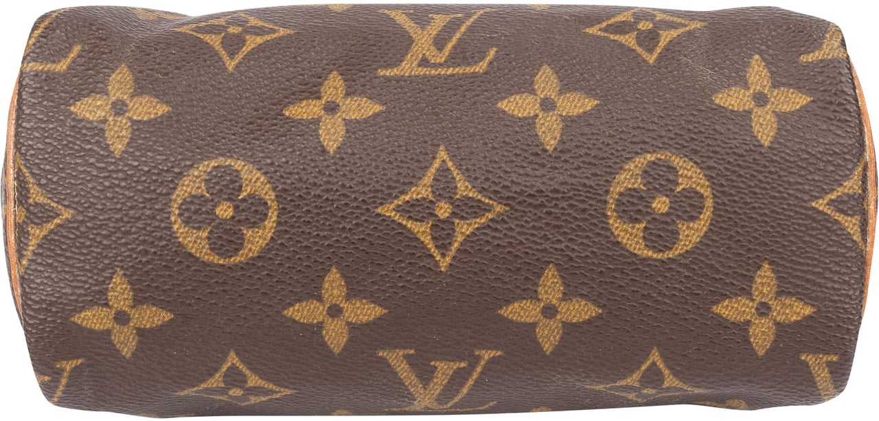 Louis Vuitton Louis Vuitton Canvas Monogram Mini Speedy Handbag Bruin