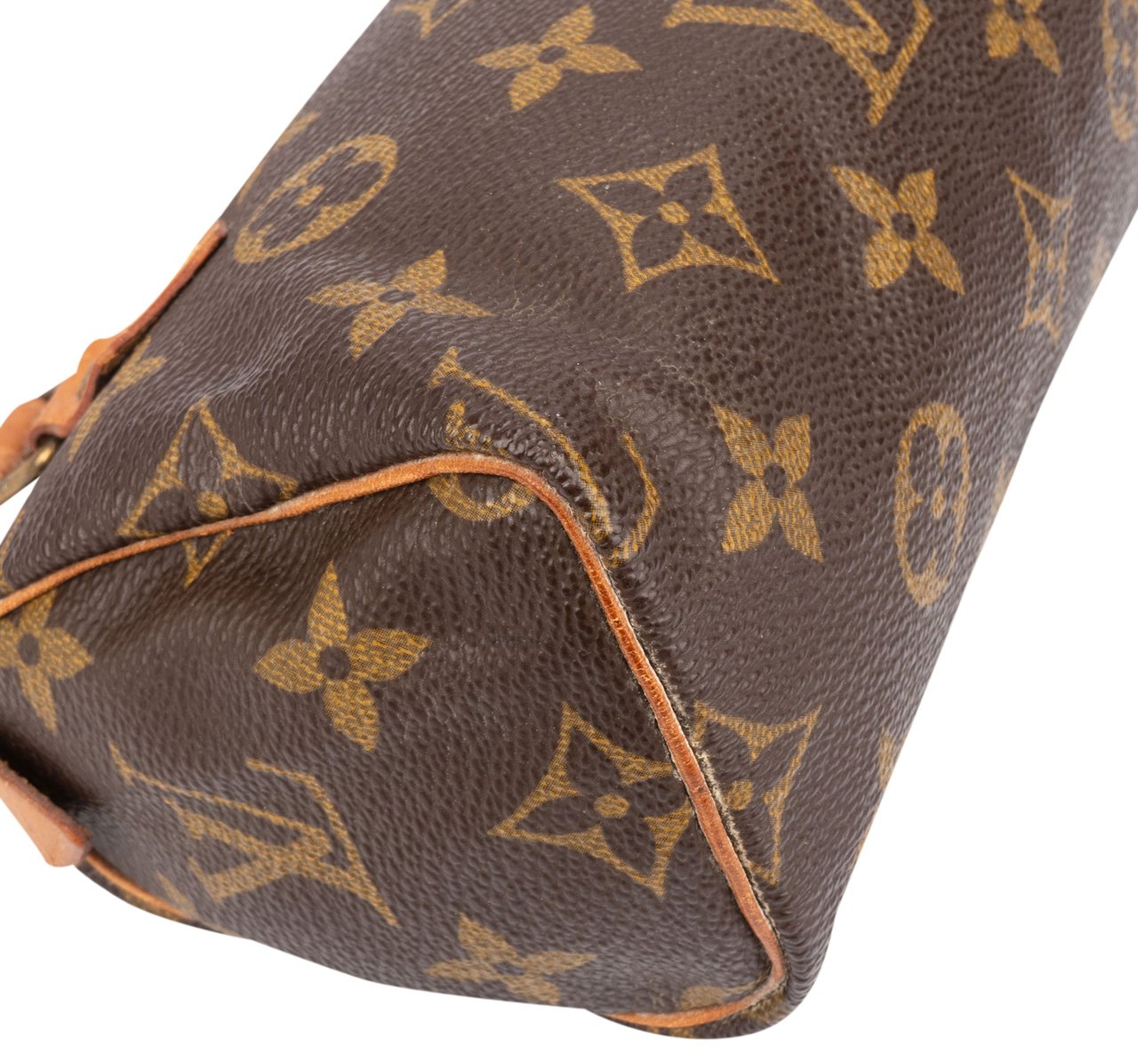 Louis Vuitton Louis Vuitton Canvas Monogram Mini Speedy Handbag Bruin