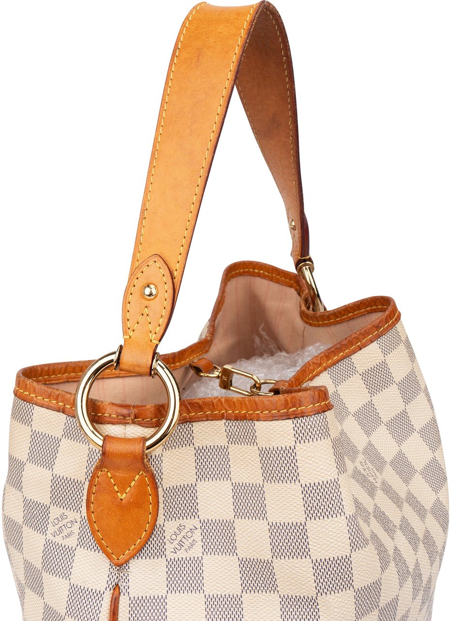 Louis Vuitton Louis Vuitton Damier Azur Monogram NM Delightful PM Handbag Wit