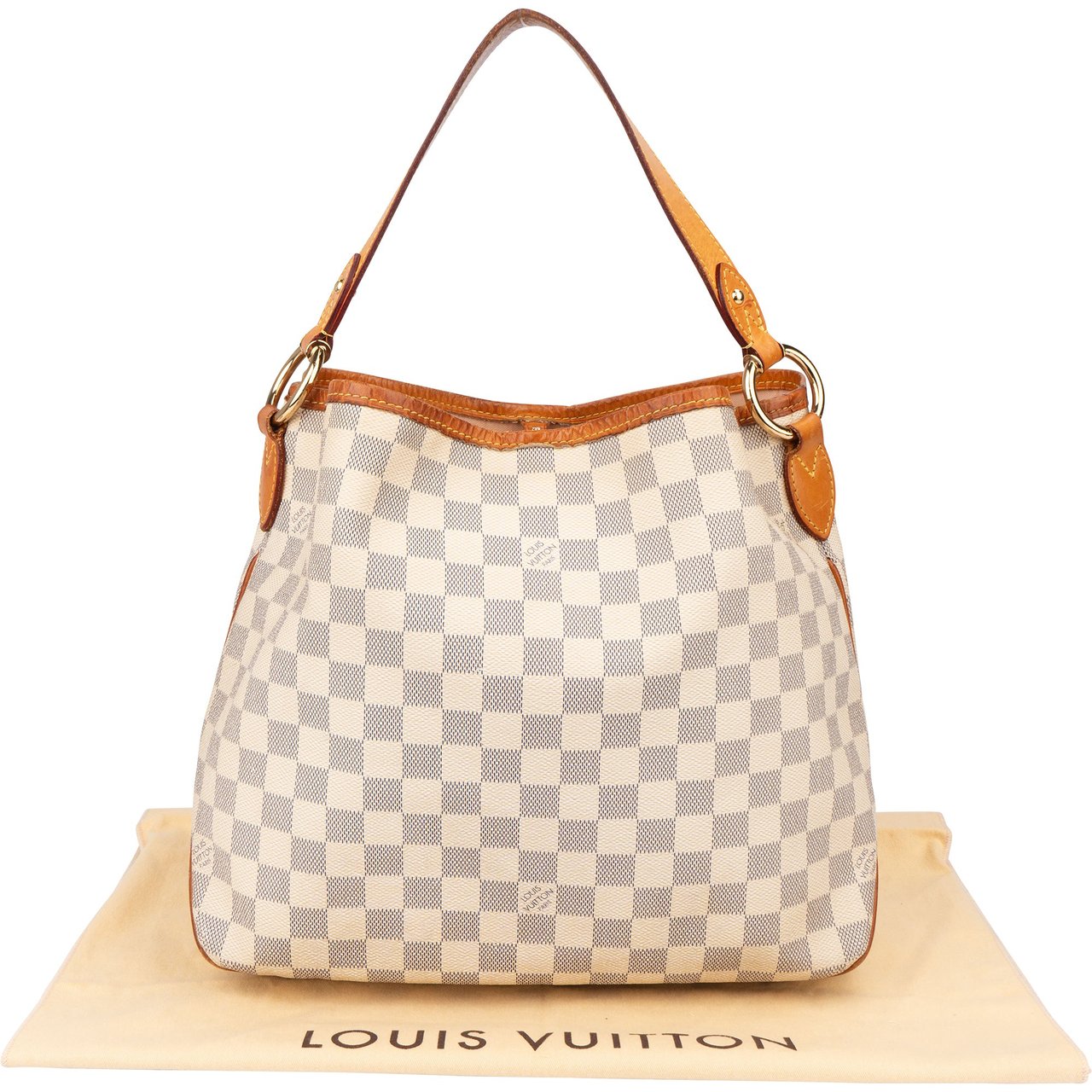 Louis Vuitton Louis Vuitton Damier Azur Monogram NM Delightful PM Handbag Wit
