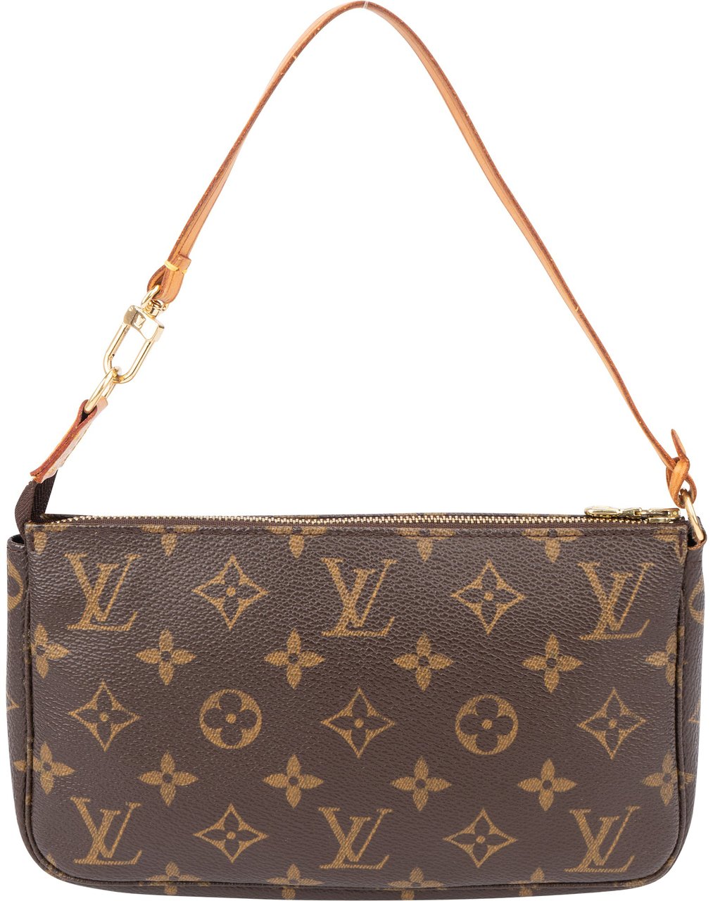Louis Vuitton Louis Vuitton Canvas Monogram Pochette Accessoire Handbag Bruin