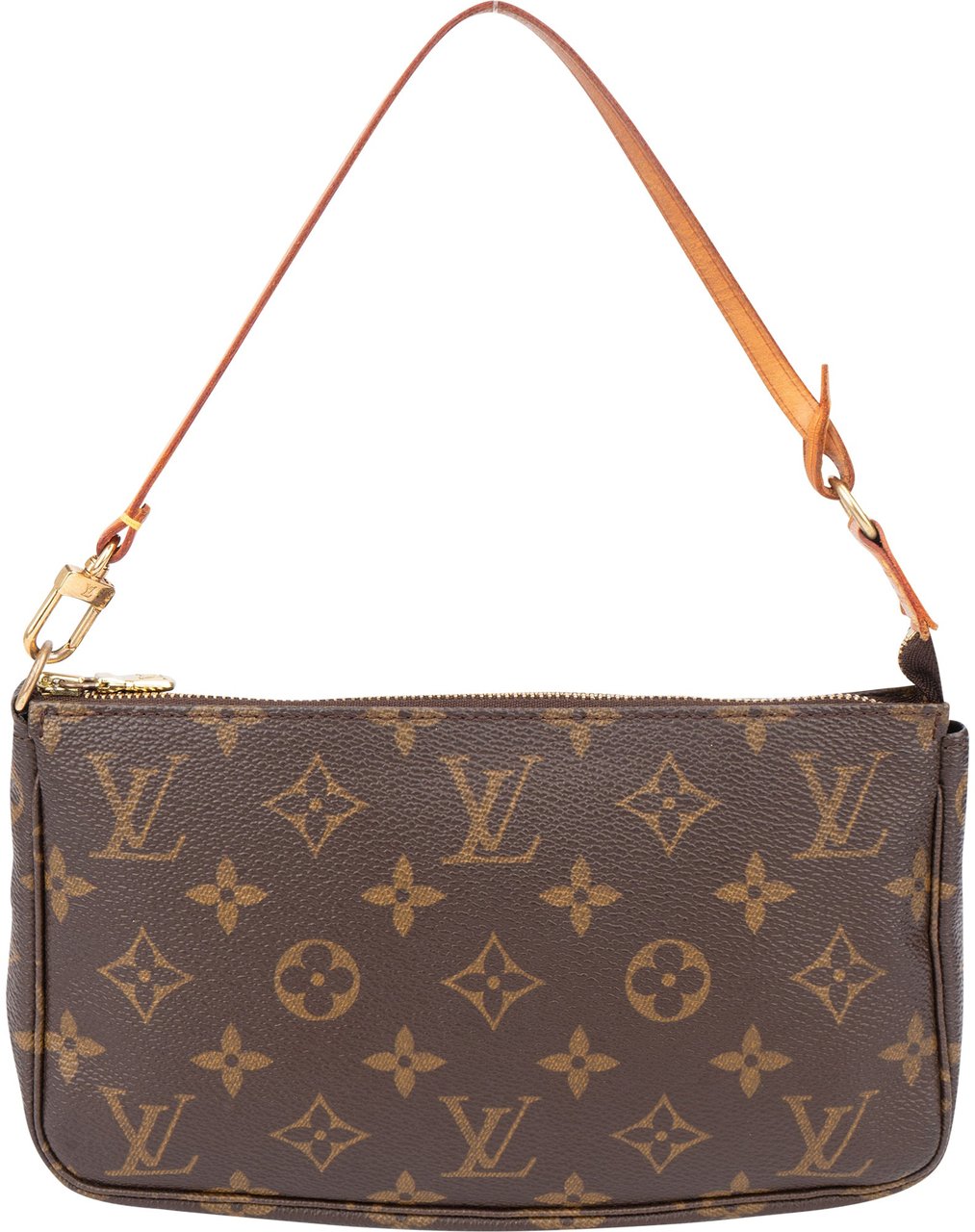 Louis Vuitton Louis Vuitton Canvas Monogram Pochette Accessoire Handbag Bruin