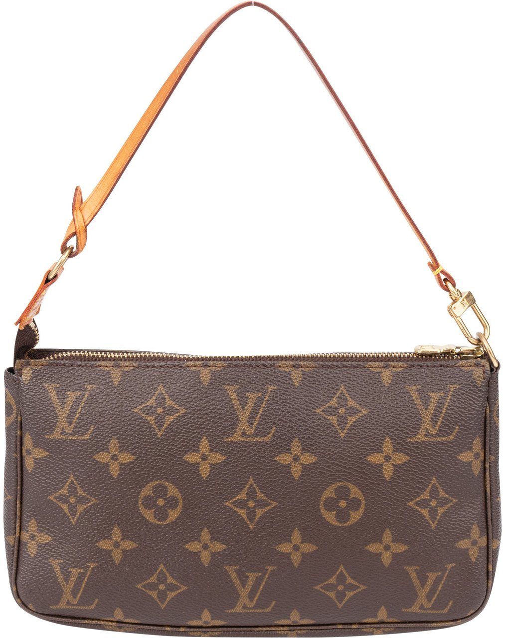 Louis Vuitton Louis Vuitton Canvas Monogram Pochette Accessoire Handbag Bruin