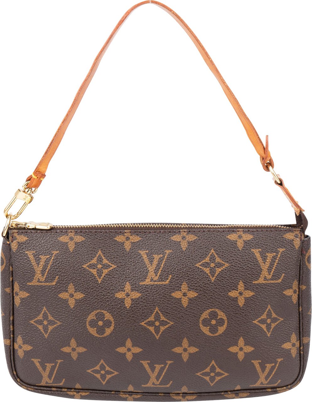Louis Vuitton Louis Vuitton Canvas Monogram Pochette Accessoire Handbag Bruin