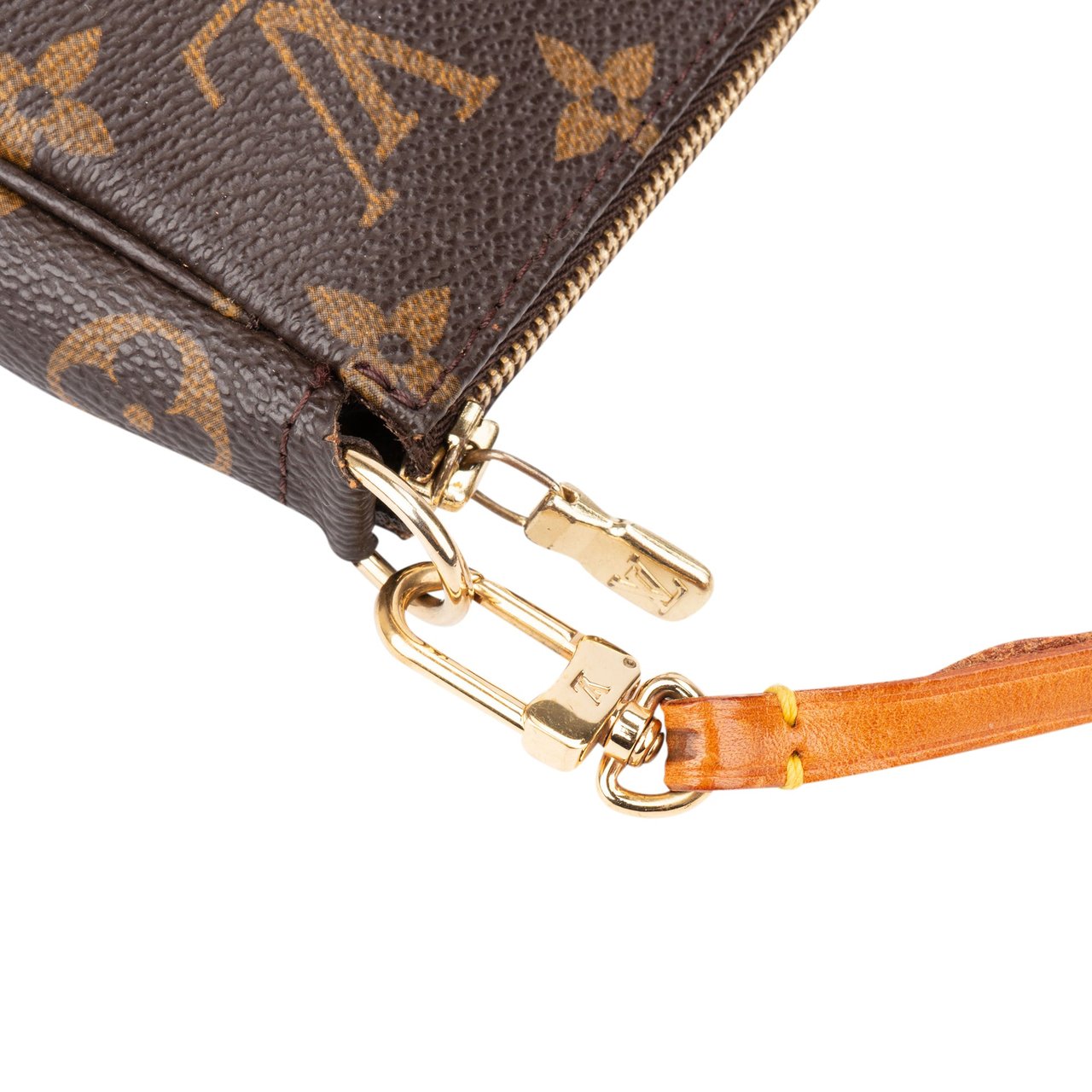 Louis Vuitton Louis Vuitton Canvas Monogram Pochette Accessoire Handbag Bruin