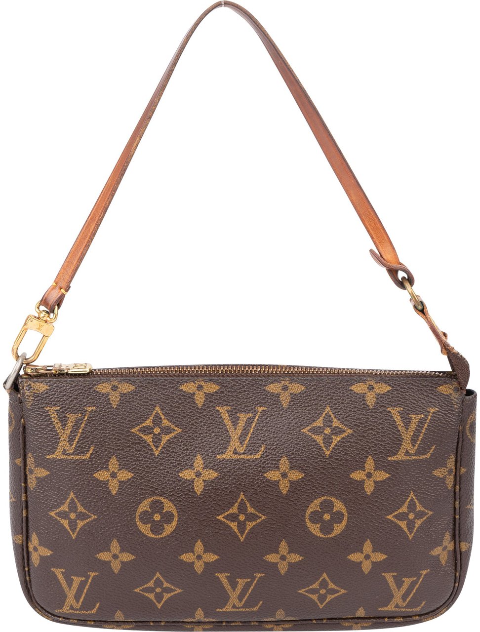 Louis Vuitton Louis Vuitton Canvas Monogram Pochette Accessoire Handbag Bruin
