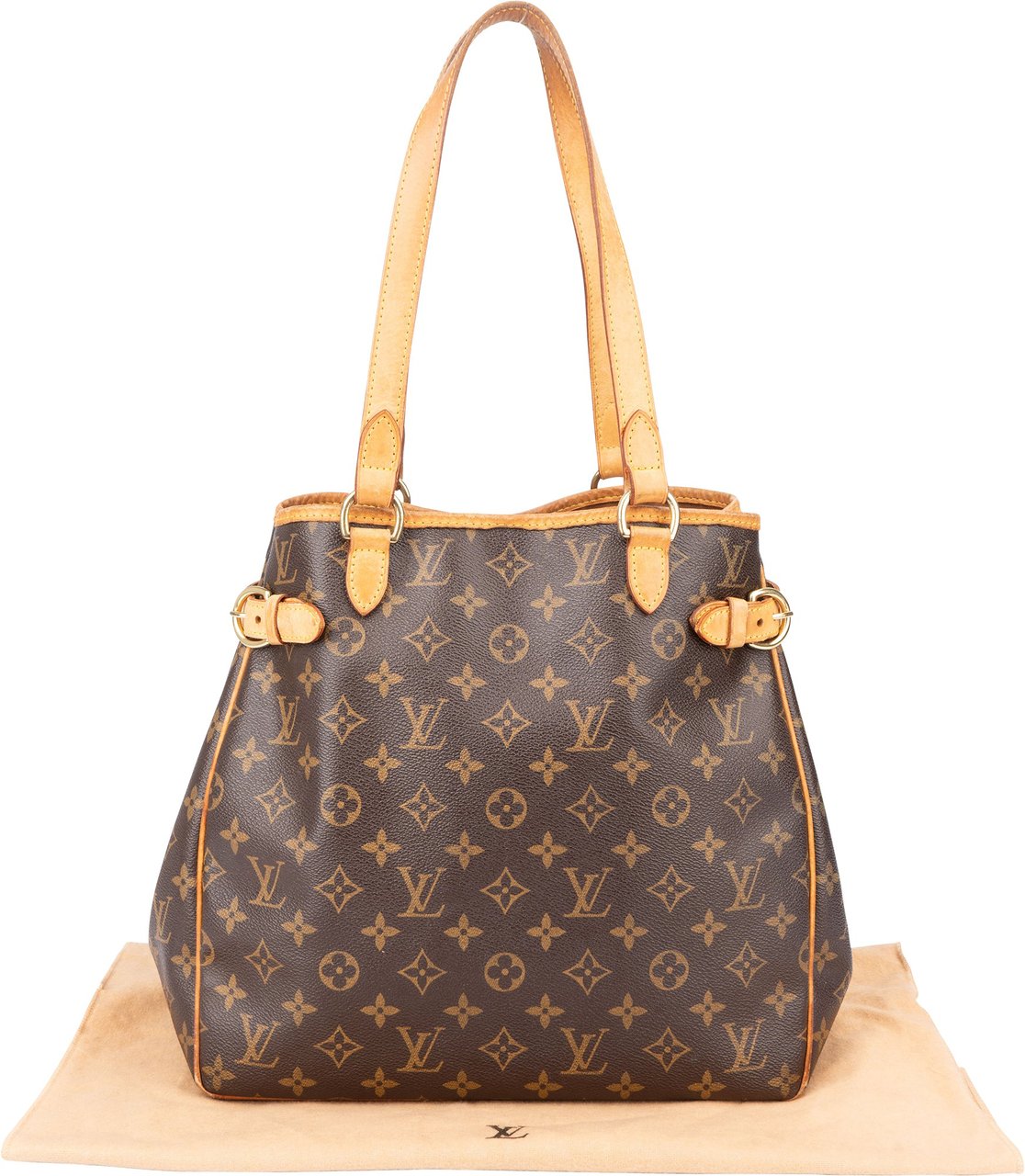 Louis Vuitton Canvas Monogram Batignolles Handbag Bruin