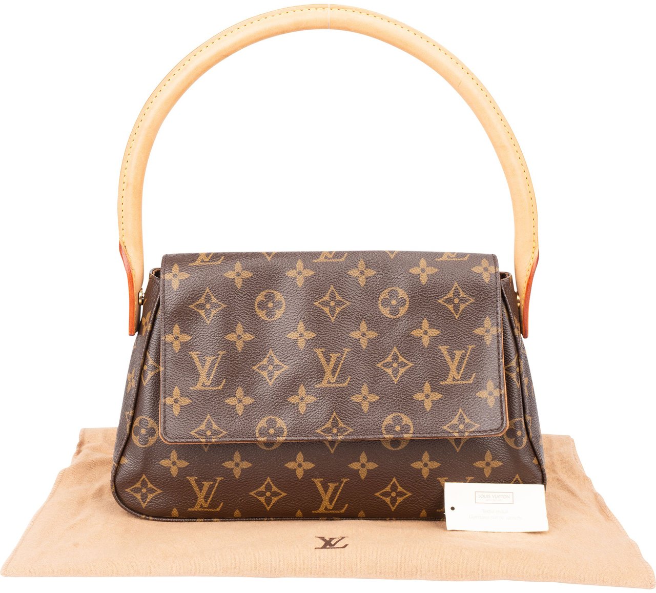 Louis Vuitton Louis Vuitton Canvas Monogram Looping PM Shoulder Bag Bruin