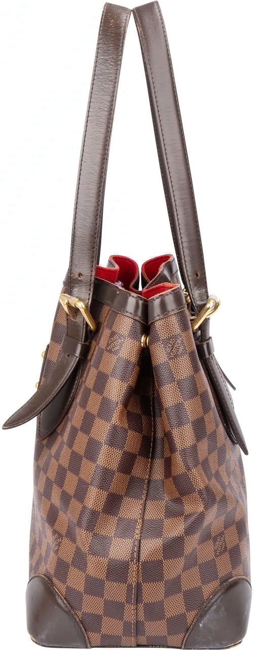Louis Vuitton Louis Vuitton Damier Ebene Monogram Hamptstead MM Handbag Bruin