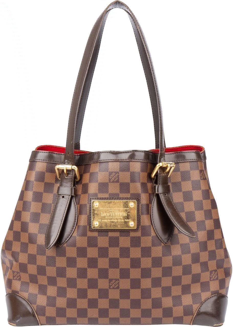 Louis Vuitton Louis Vuitton Damier Ebene Monogram Hamptstead MM Handbag Bruin
