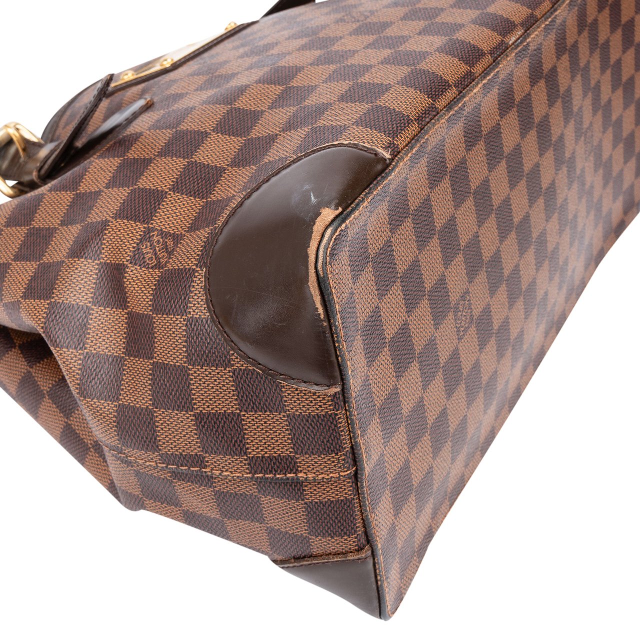 Louis Vuitton Louis Vuitton Damier Ebene Monogram Hamptstead MM Handbag Bruin