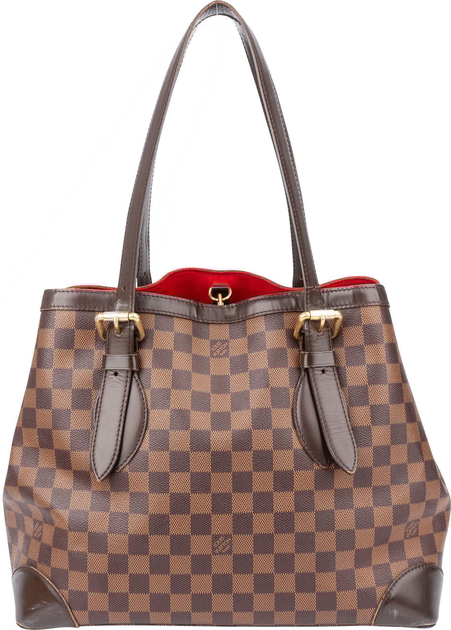 Louis Vuitton Louis Vuitton Damier Ebene Monogram Hamptstead MM Handbag Bruin