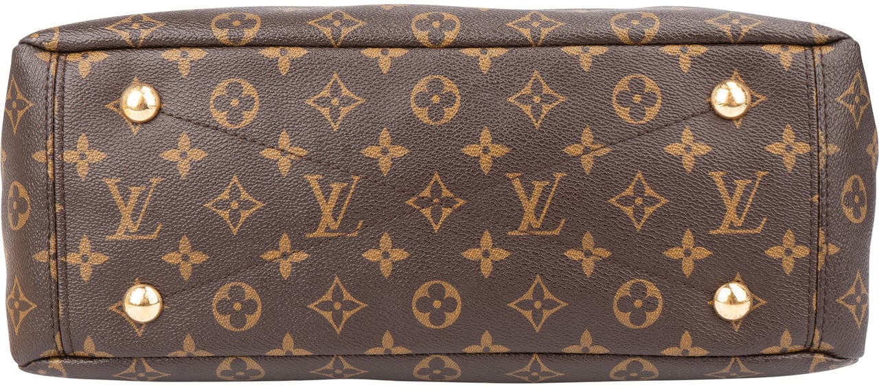 Louis Vuitton Louis Vuitton Canvas Monogram Pallas MM Handbag Bruin