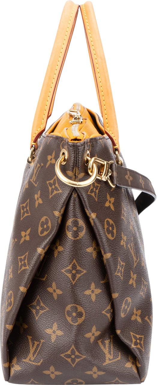 Louis Vuitton Louis Vuitton Canvas Monogram Pallas MM Handbag Bruin