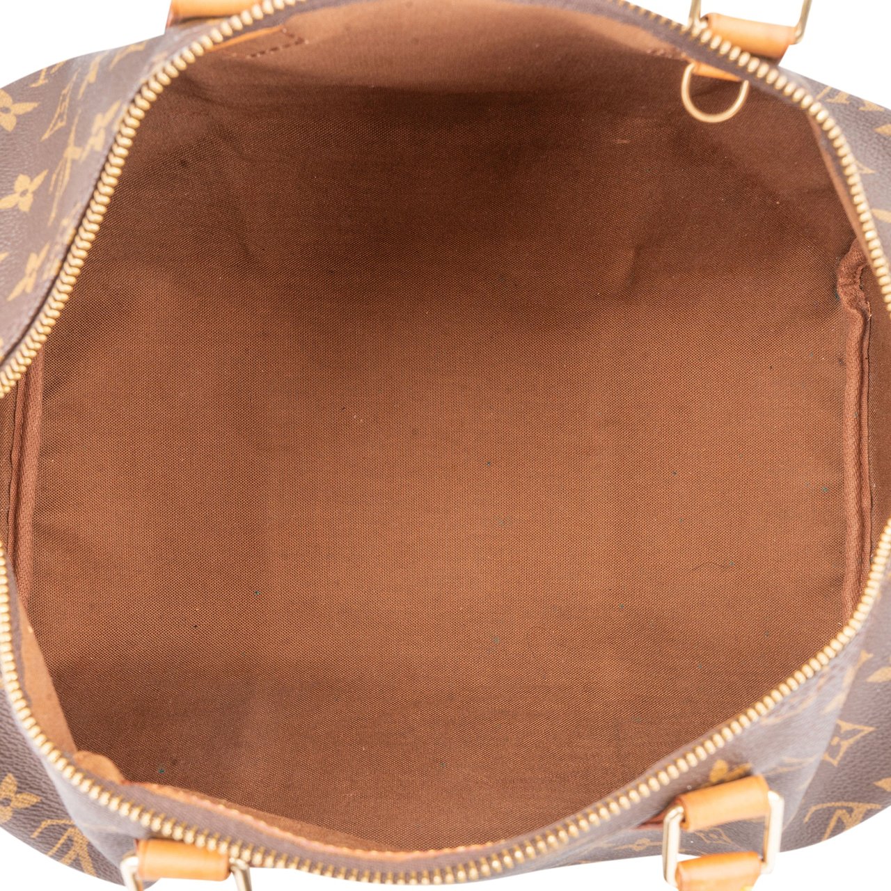 Louis Vuitton Louis Vuitton Canvas Monogram Speedy 35 Handbag Bruin