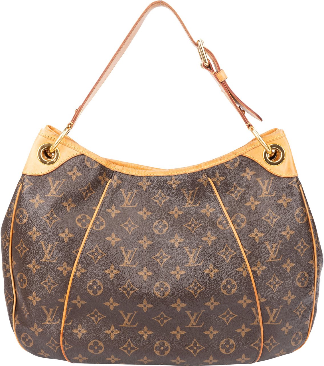 Louis Vuitton Louis Vuitton Canvas Monogram Galliera PM Handbag Bruin