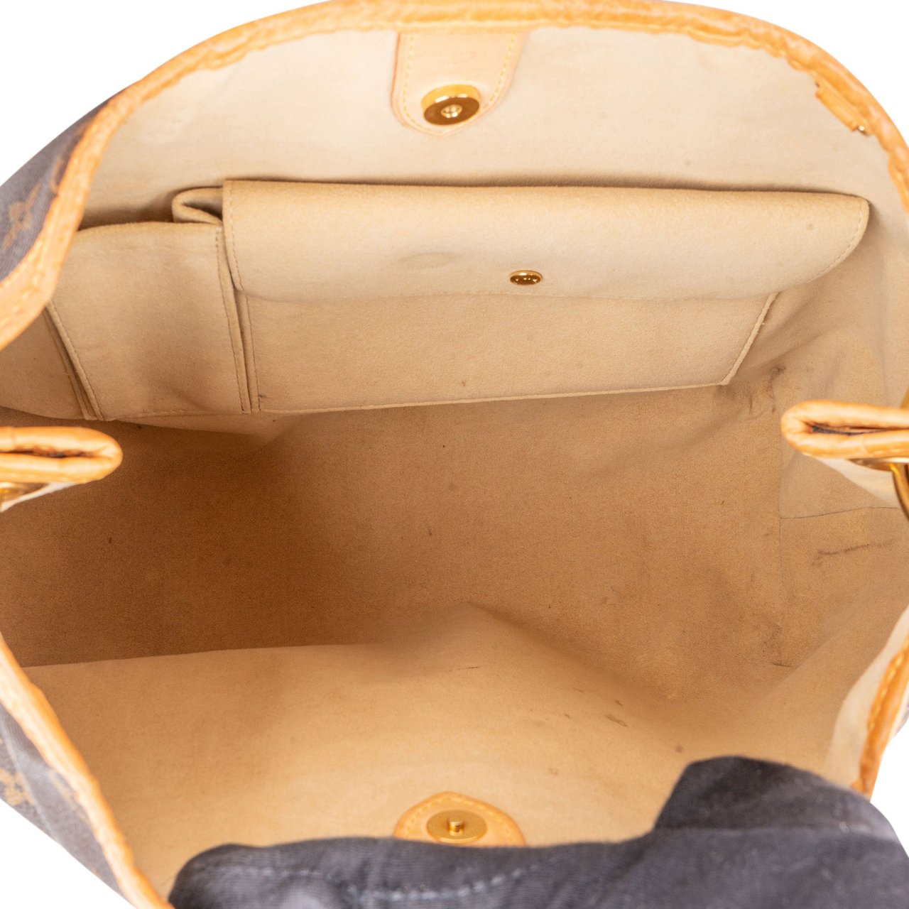 Louis Vuitton Louis Vuitton Canvas Monogram Galliera PM Handbag Bruin