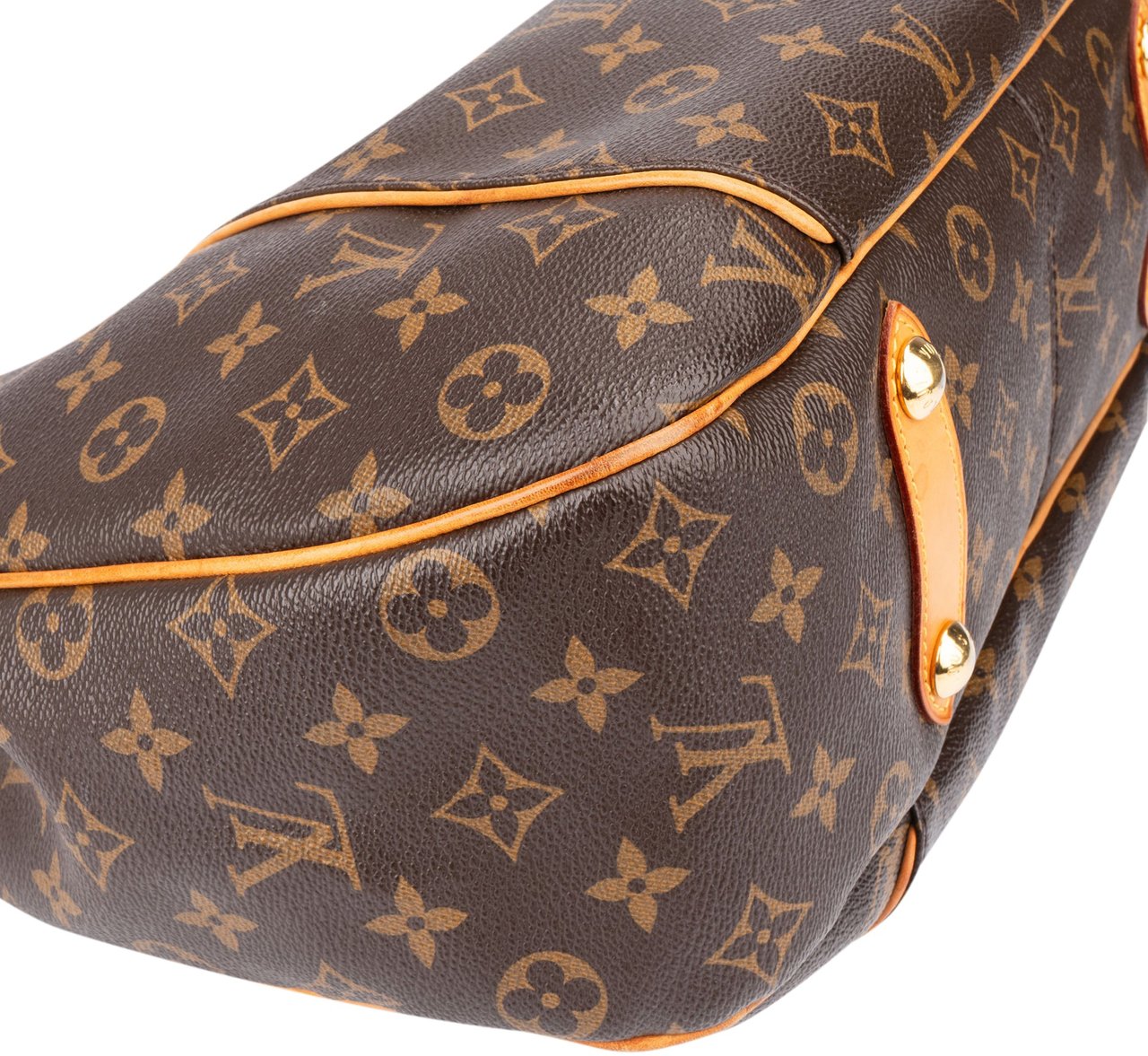 Louis Vuitton Louis Vuitton Canvas Monogram Galliera PM Handbag Bruin