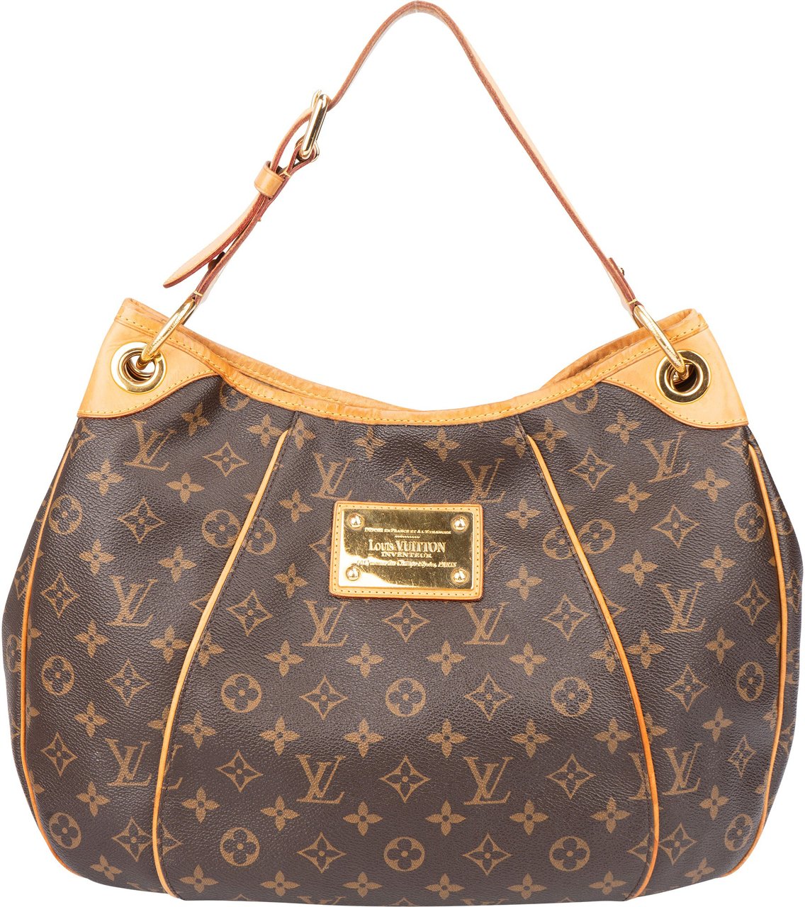 Louis Vuitton Louis Vuitton Canvas Monogram Galliera PM Handbag Bruin