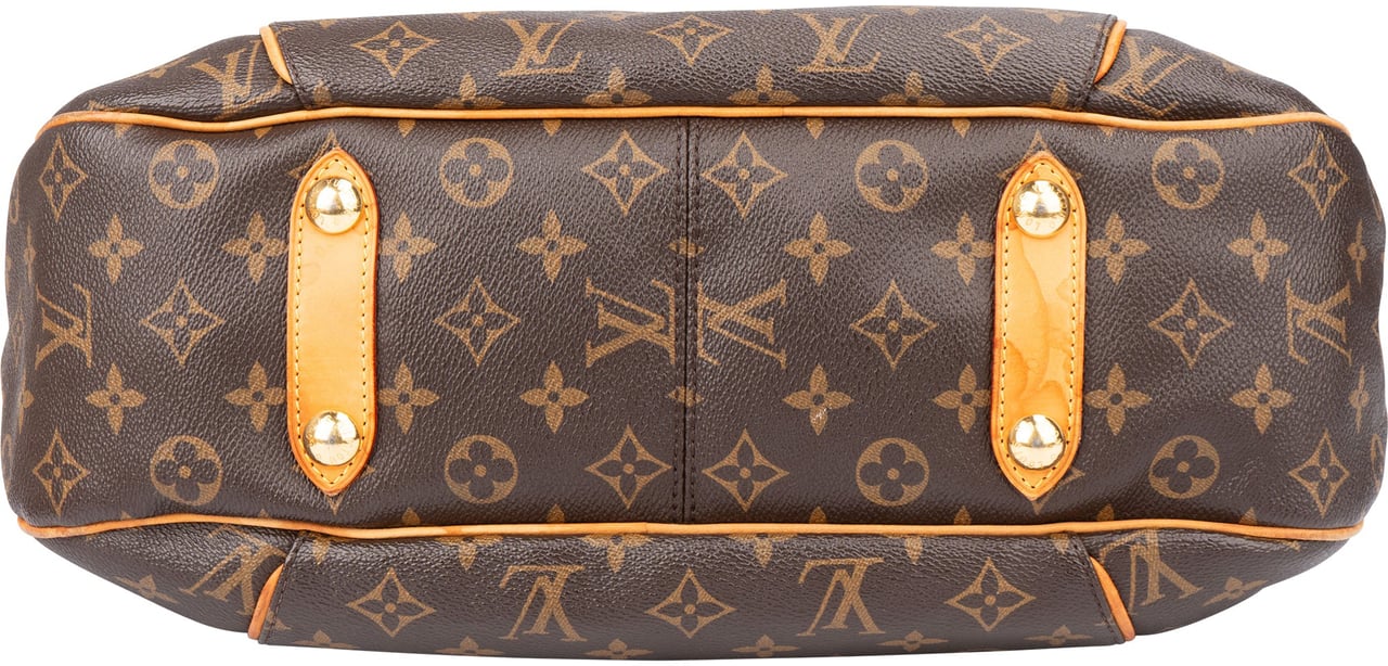 Louis Vuitton Louis Vuitton Canvas Monogram Galliera PM Handbag Bruin