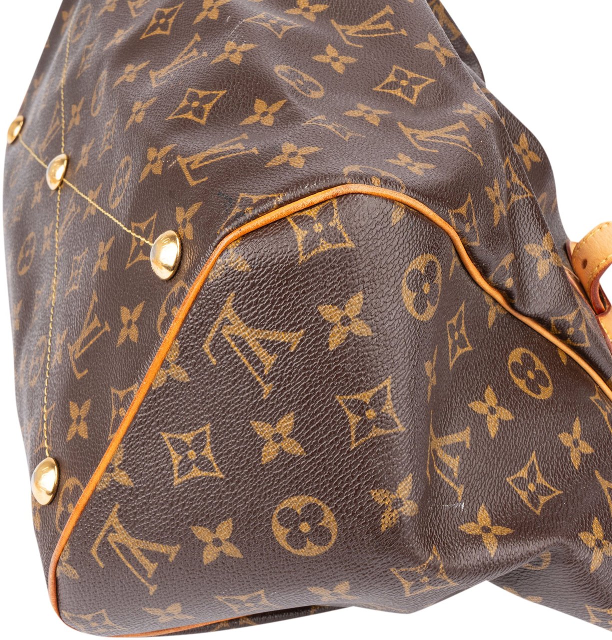 Louis Vuitton Louis Vuitton Canvas Monogram Tivoli GM Handbag Bruin