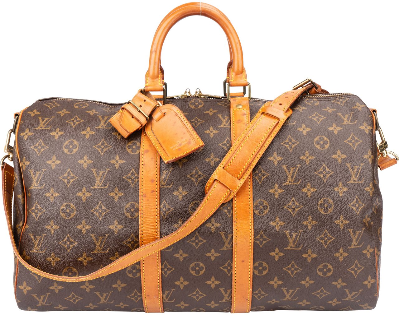 Louis Vuitton Louis Vuitton Canvas Monogram Keepall 45 Bandouliere Bruin
