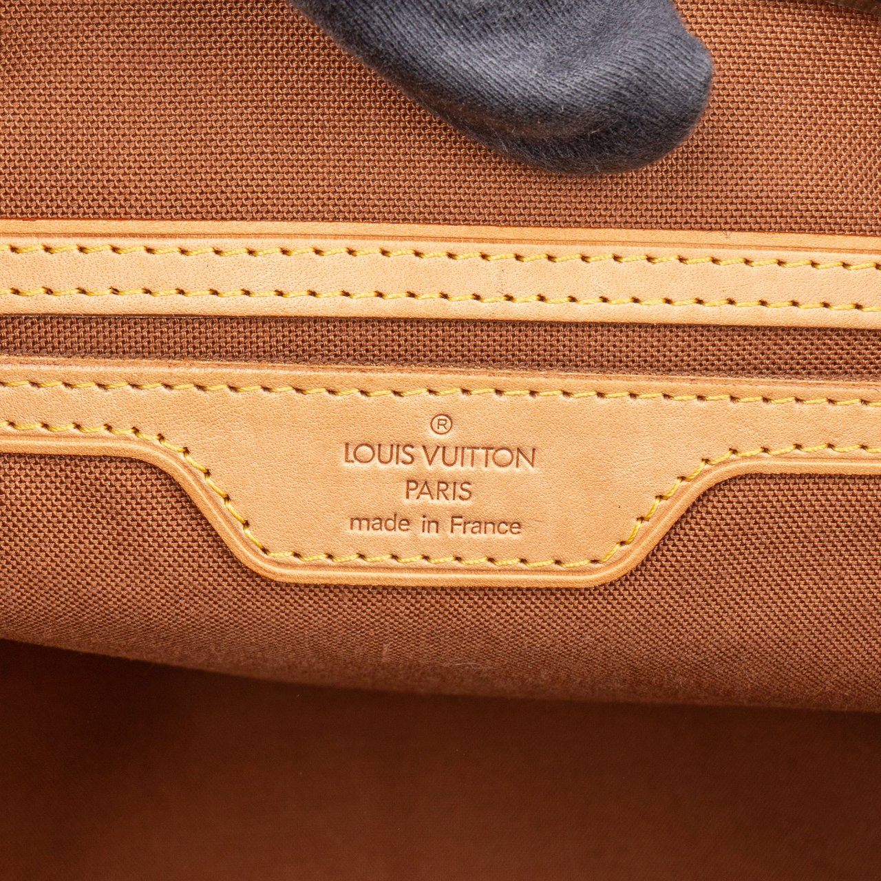 Louis Vuitton Louis Vuitton Canvas Monogram Cabas Mezzo Shoulder Bag Bruin