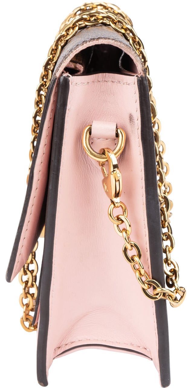 Louis Vuitton Louis Vuitton Canvas Monogram Flore Wallet On Chain Crossbody Bag Bruin