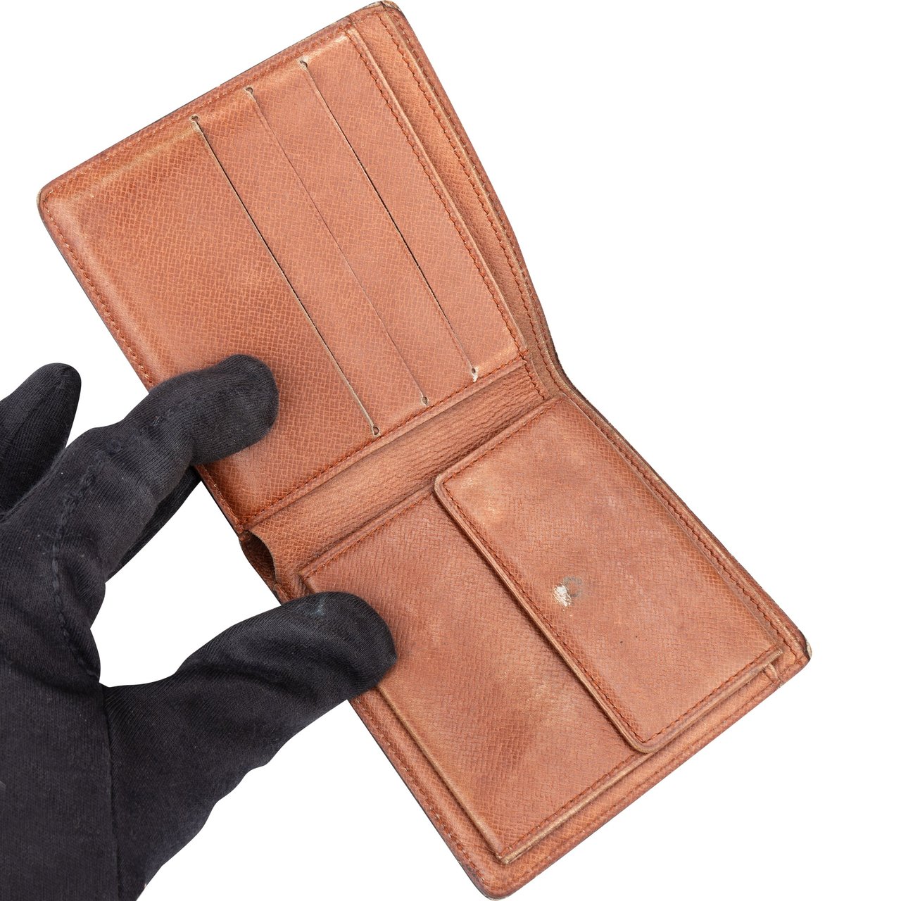 Louis Vuitton Louis Vuitton Canvas Monogram Marco Wallet Bruin