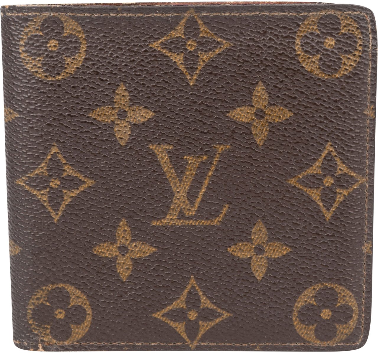 Louis Vuitton Louis Vuitton Canvas Monogram Marco Wallet Bruin