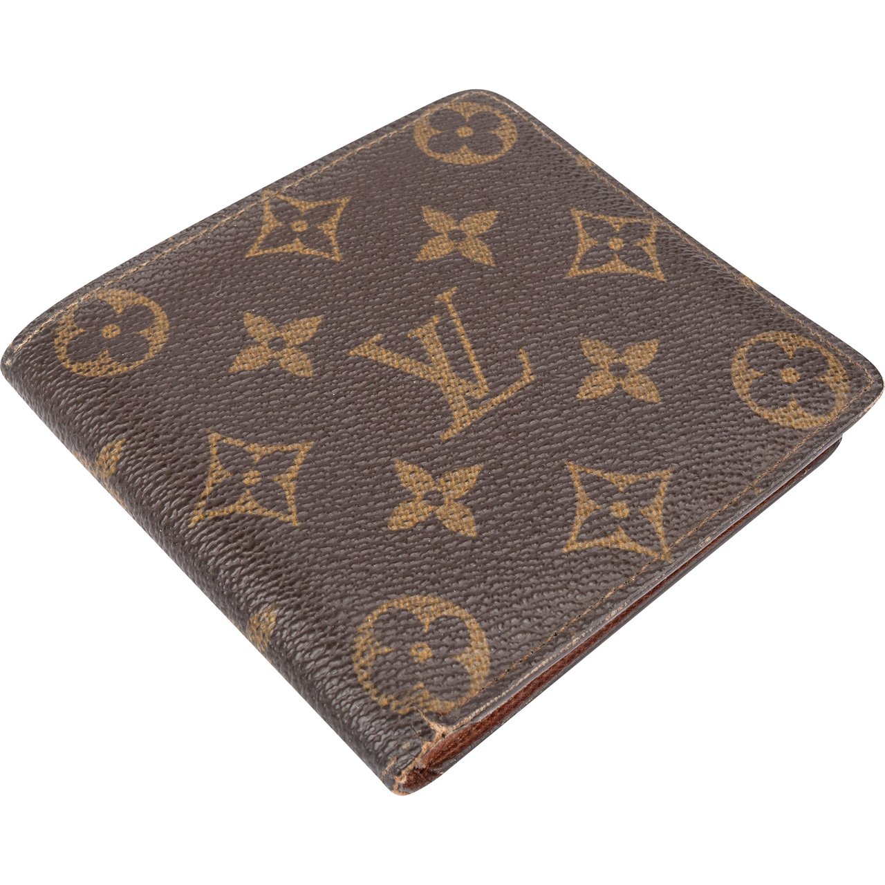 Louis Vuitton Louis Vuitton Canvas Monogram Marco Wallet Bruin