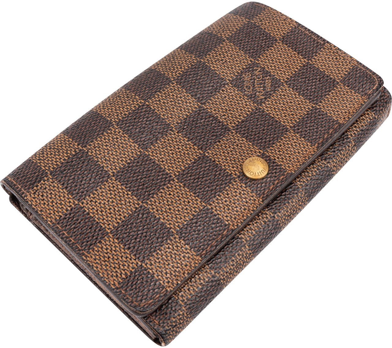 Louis Vuitton Louis Vuitton Damier Ebene Monogram Tresor Wallet Bruin