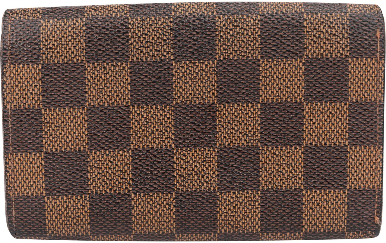 Louis Vuitton Louis Vuitton Damier Ebene Monogram Tresor Wallet Bruin