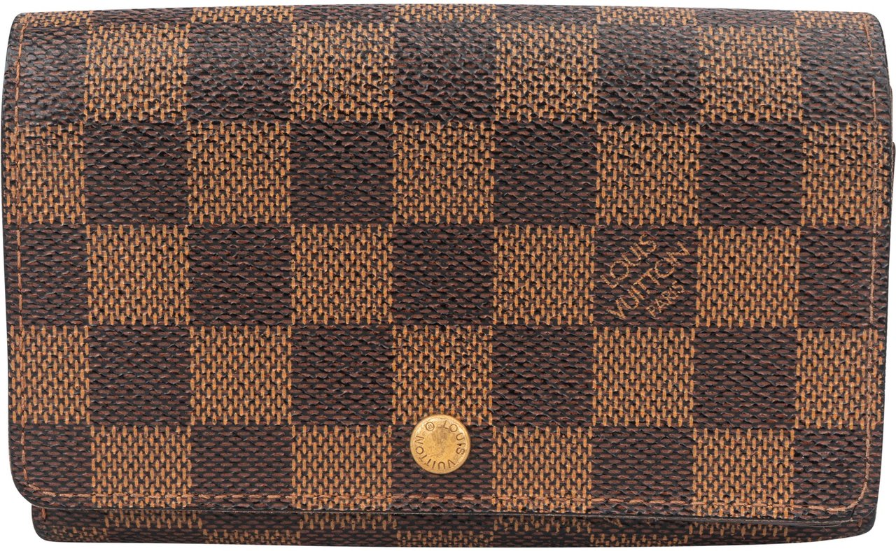 Louis Vuitton Louis Vuitton Damier Ebene Monogram Tresor Wallet Bruin