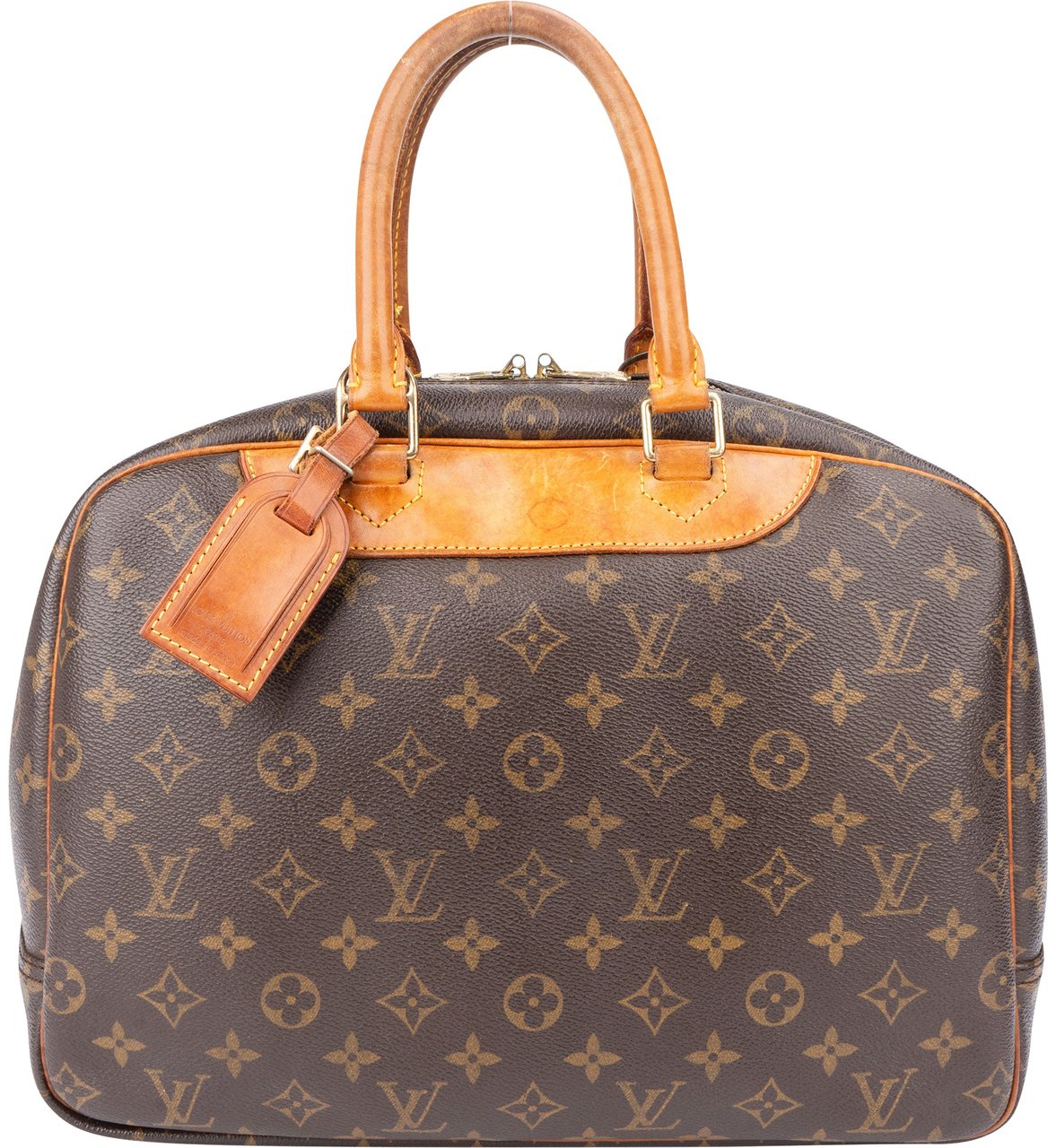 Louis Vuitton Louis Vuitton Canvas Monogram Deauville Handbag Bruin