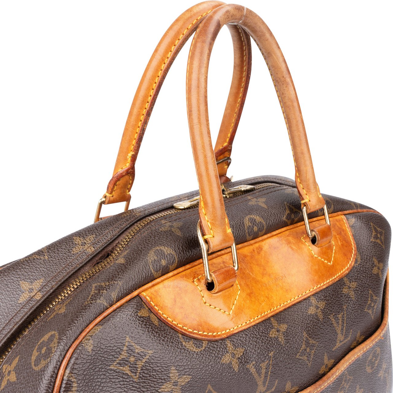 Louis Vuitton Louis Vuitton Canvas Monogram Deauville Handbag Bruin